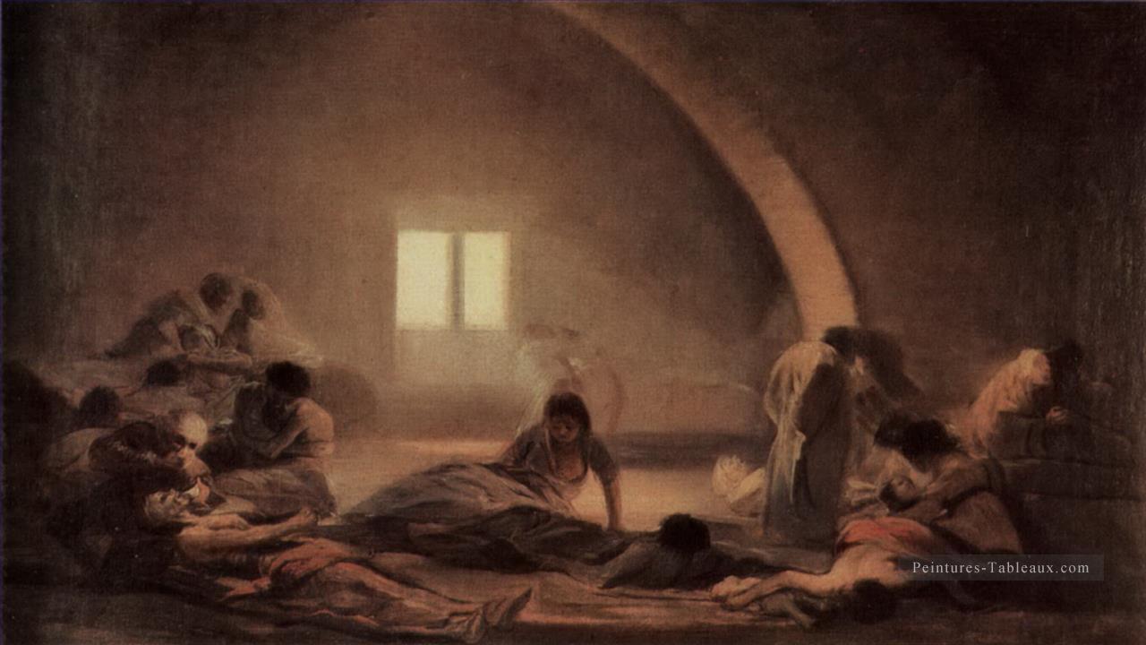 Hôpital de la peste Francisco de Goya Peintures à l'huile